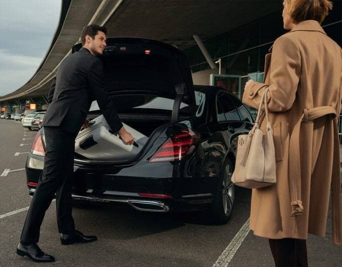 Private chauffeur meeting a traveller at a Moroccan airport